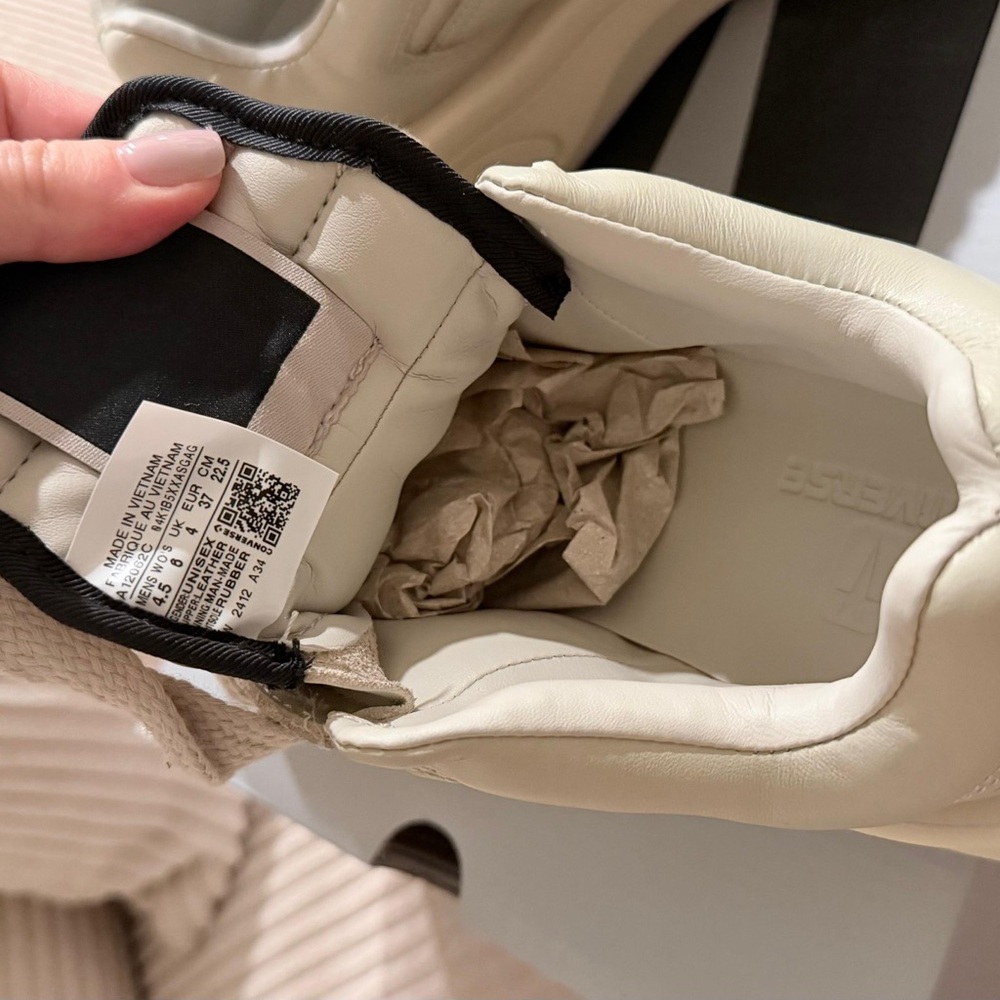 RICK OWENS
+ Converse Inflated Turbowpn leather sneakers - Picture 6 of 8
